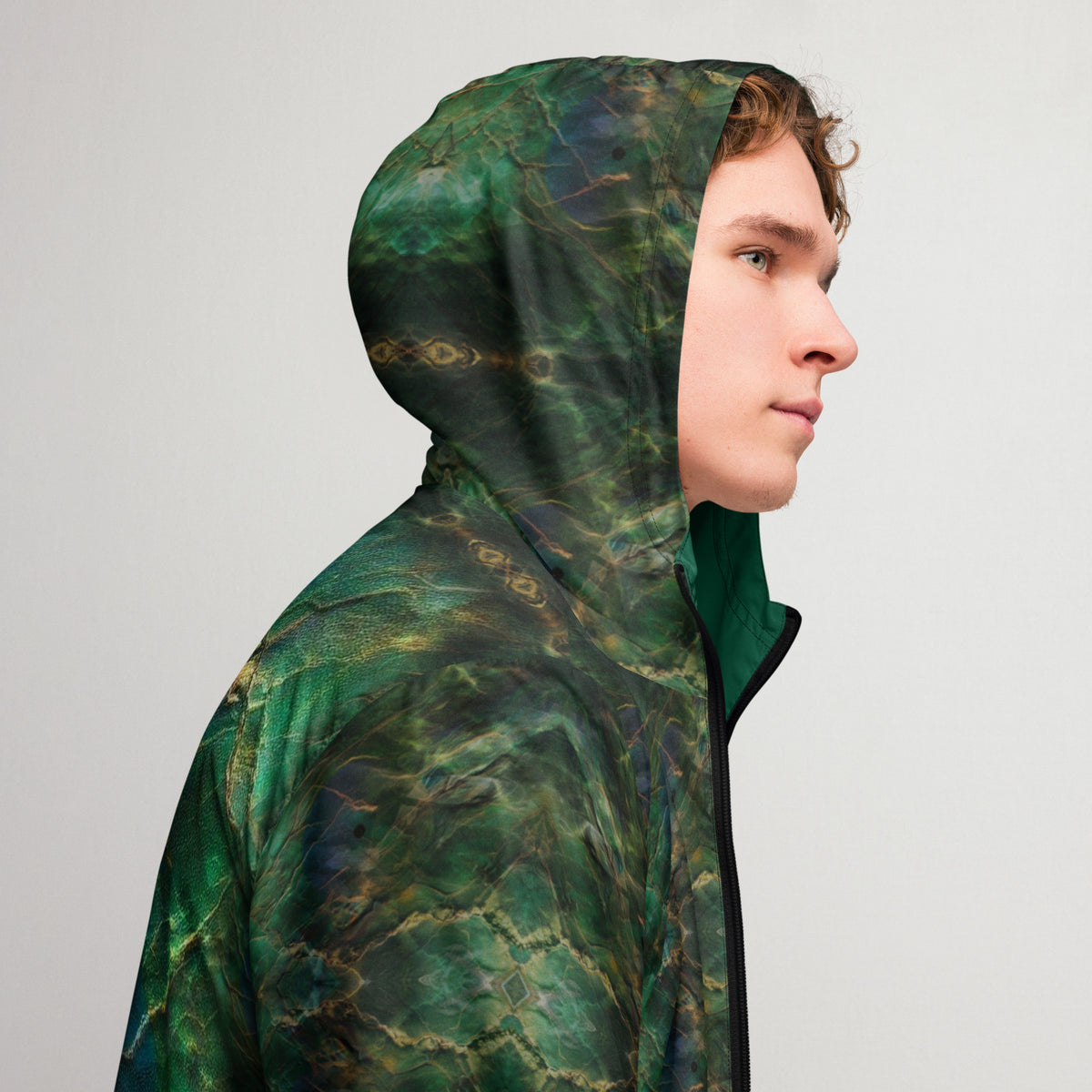 earth Hz EMERALD Windbreaker