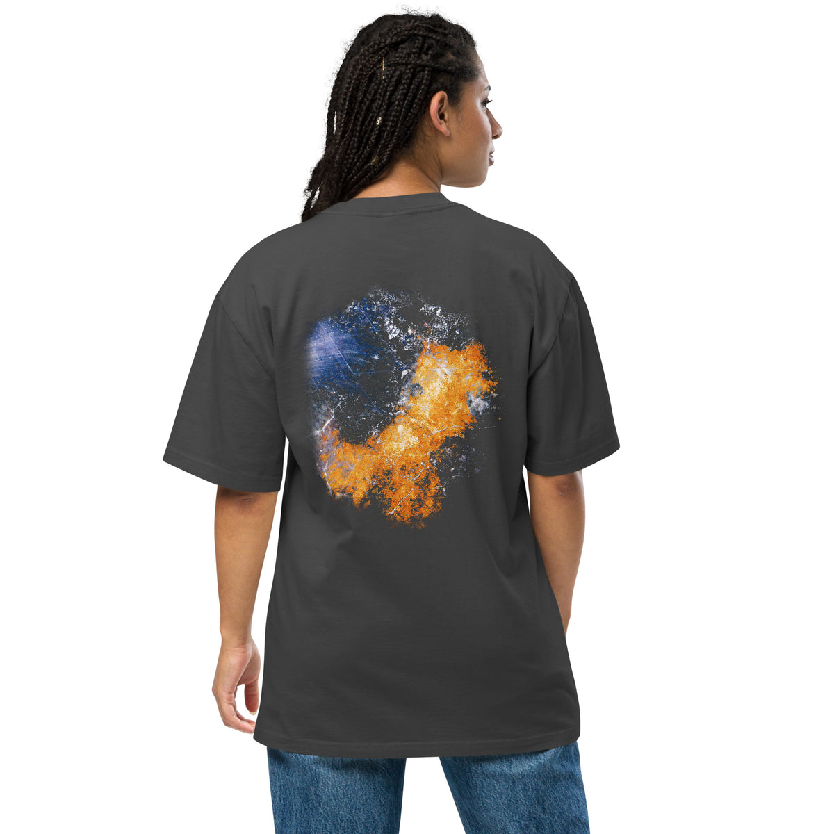 earth Hz CATALYST Autumn Edition tee, faded black, back