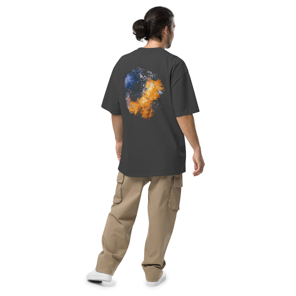 earth Hz CATALYST Autumn Edition tee, faded black, back