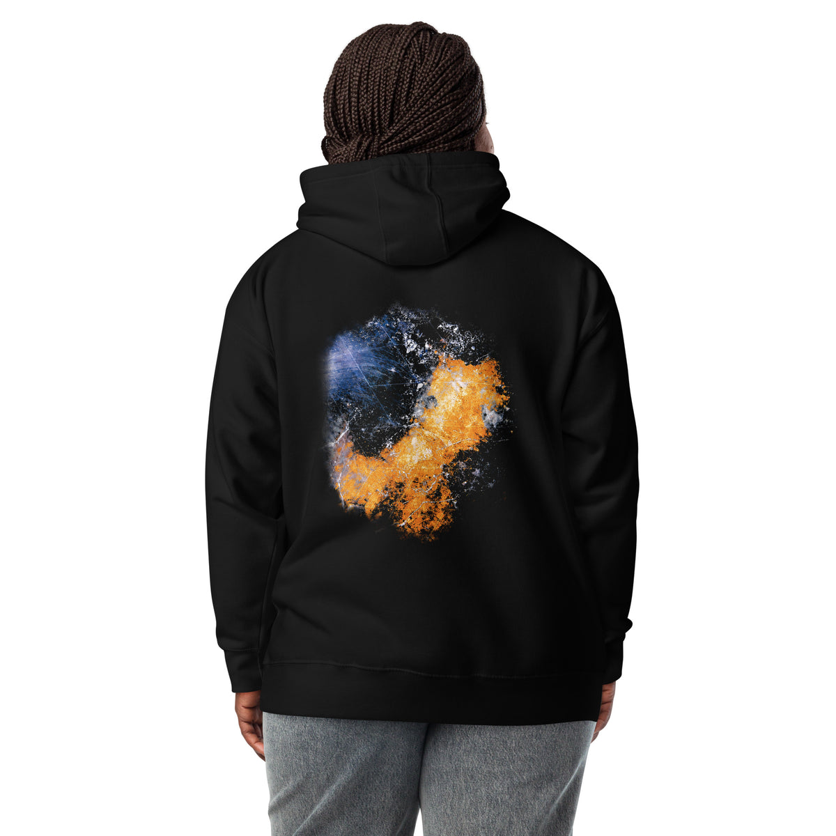 earth Hz CATALYST Autumn Edition hoodie, black, back